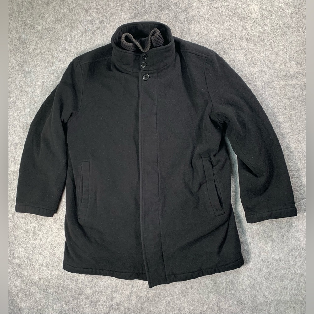 Hugo Boss Men's Black Trench Coat
